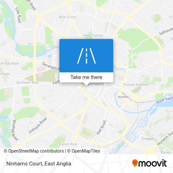 Ninhams Court map