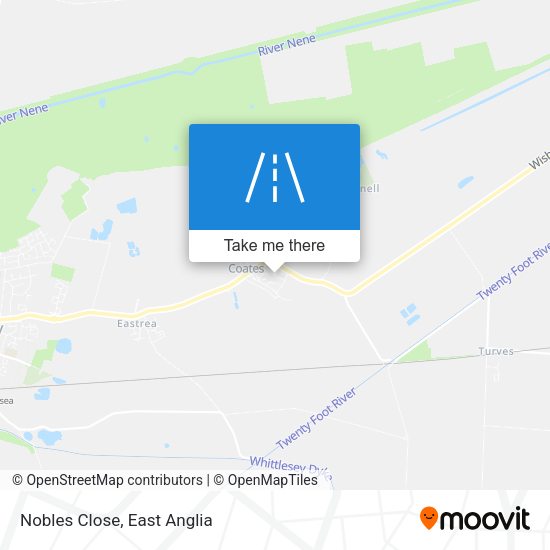 Nobles Close map