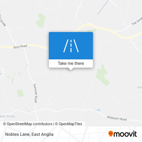 Nobles Lane map