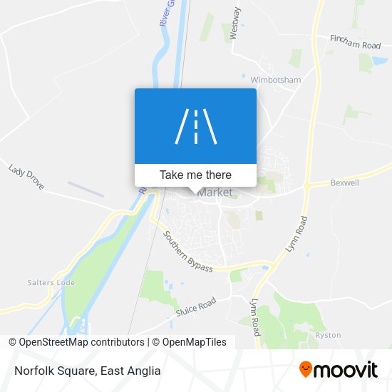 Norfolk Square map