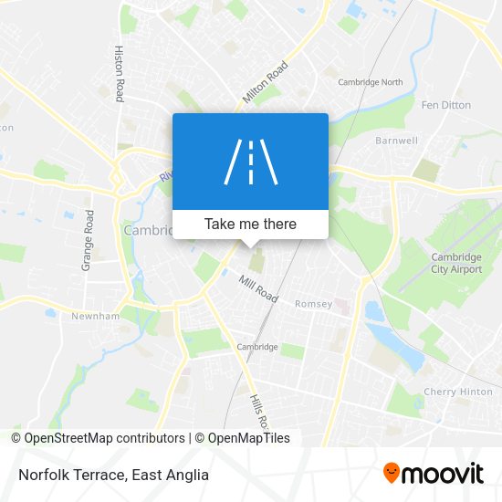 Norfolk Terrace map