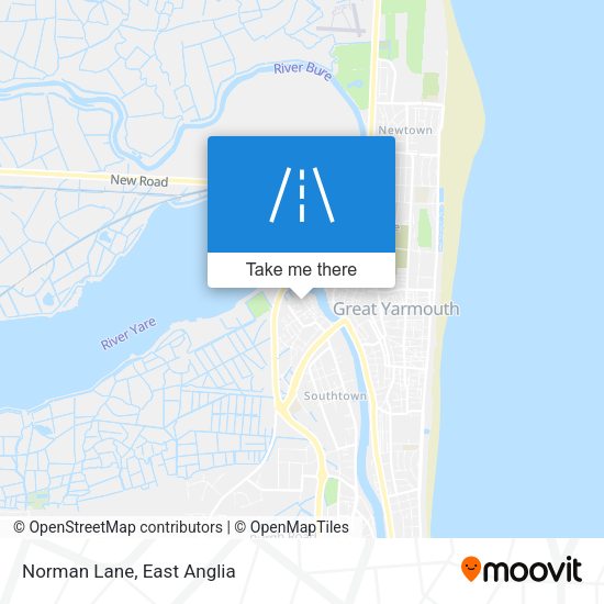Norman Lane map