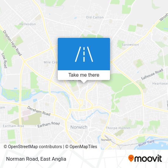 Norman Road map