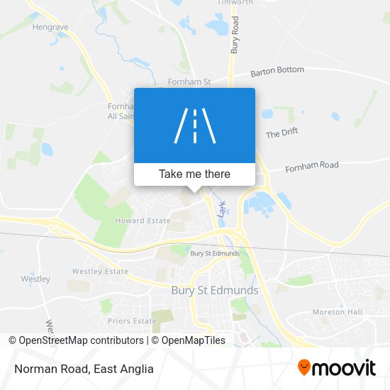 Norman Road map