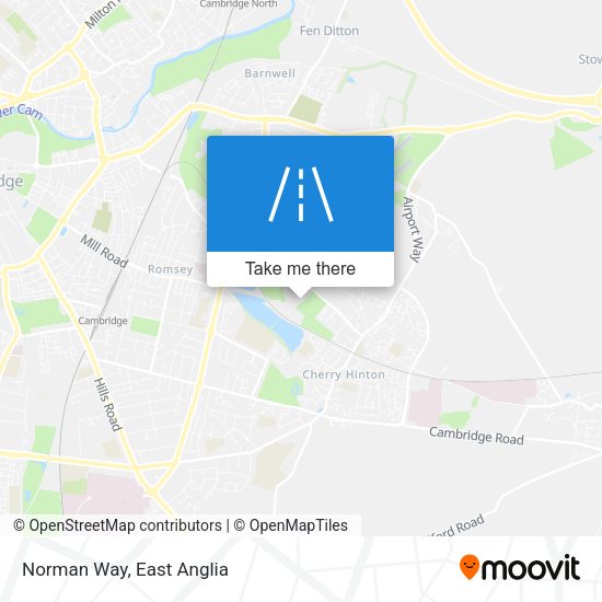 Norman Way map