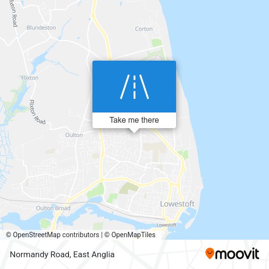 Normandy Road map