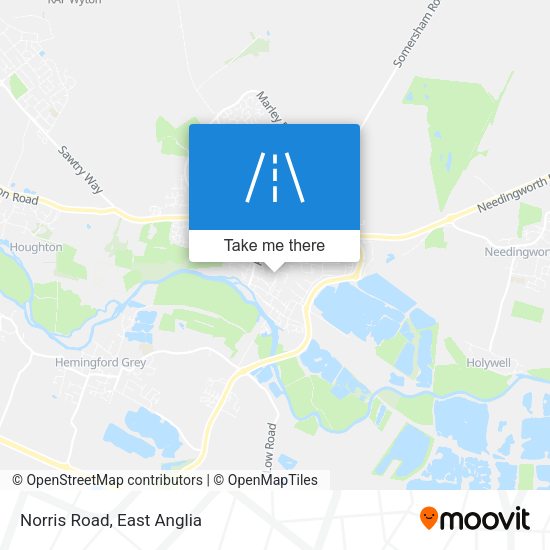 Norris Road map