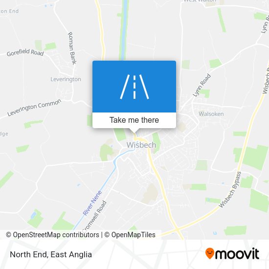 North End map
