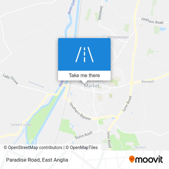 Paradise Road map