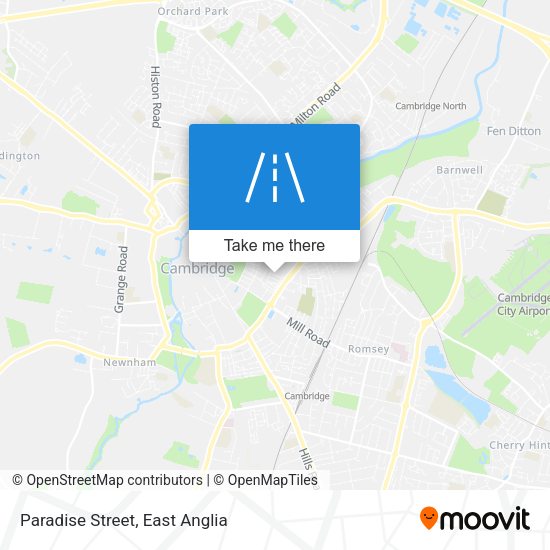 Paradise Street map