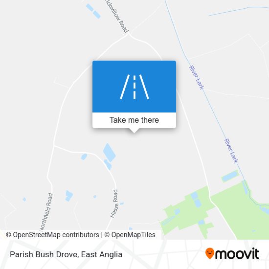 Parish Bush Drove map