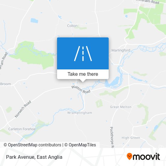Park Avenue map