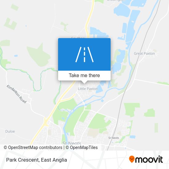 Park Crescent map
