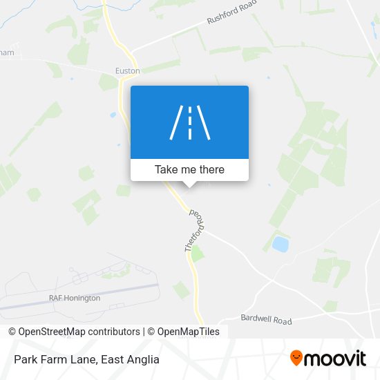 Park Farm Lane map