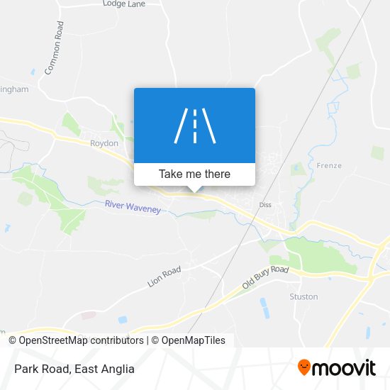 Park Road map