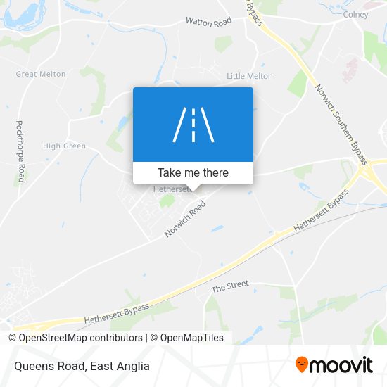Queens Road map