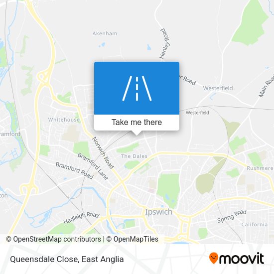 Queensdale Close map