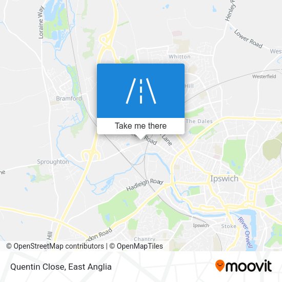 Quentin Close map