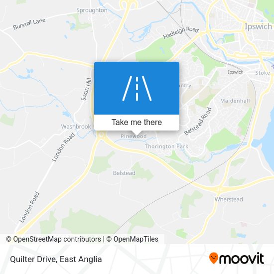 Quilter Drive map
