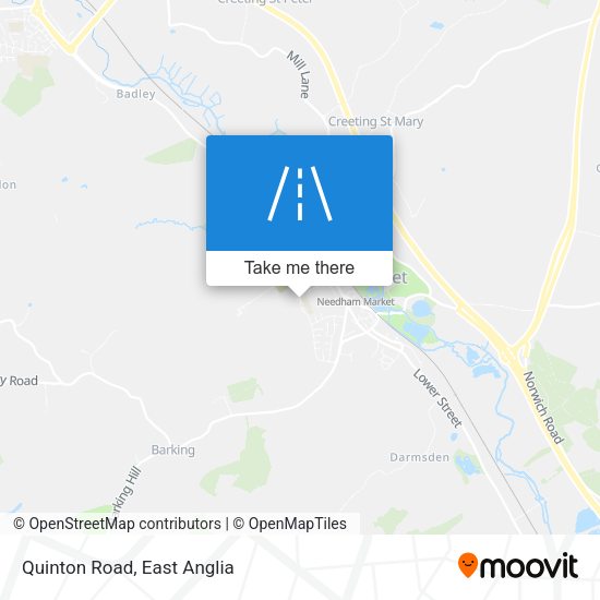 Quinton Road map