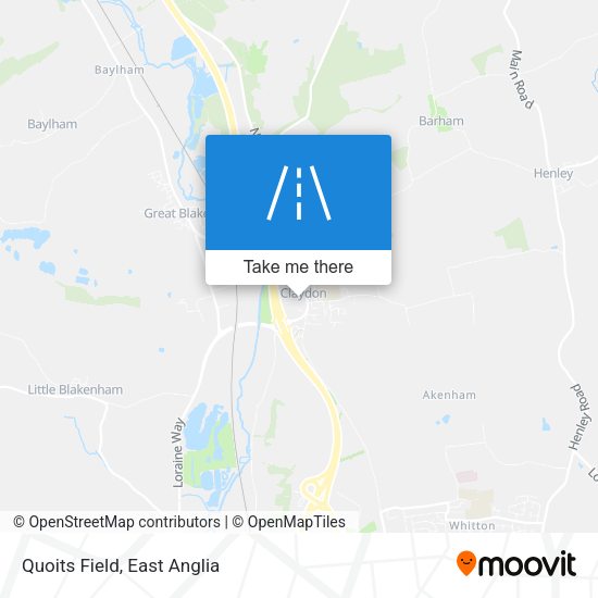 Quoits Field map