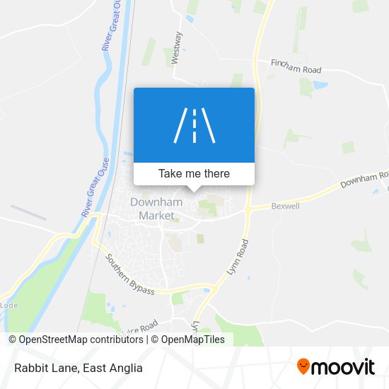 Rabbit Lane map