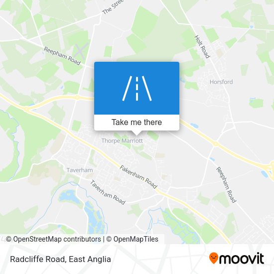 Radcliffe Road map