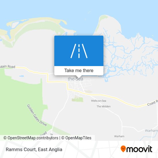 Ramms Court map