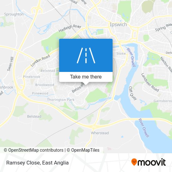 Ramsey Close map