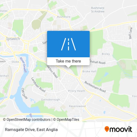 Ramsgate Drive map
