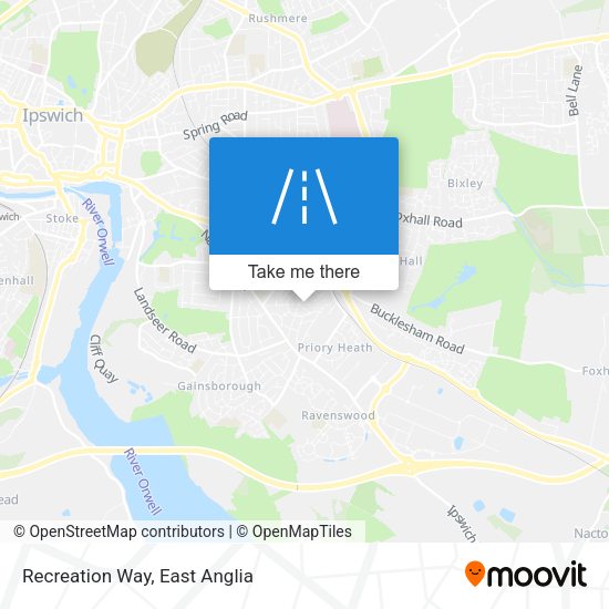 Recreation Way map