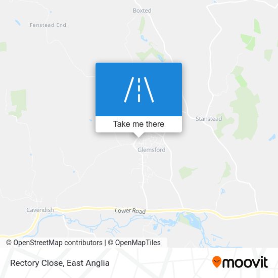 Rectory Close map