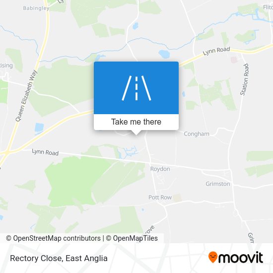 Rectory Close map