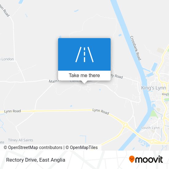 Rectory Drive map