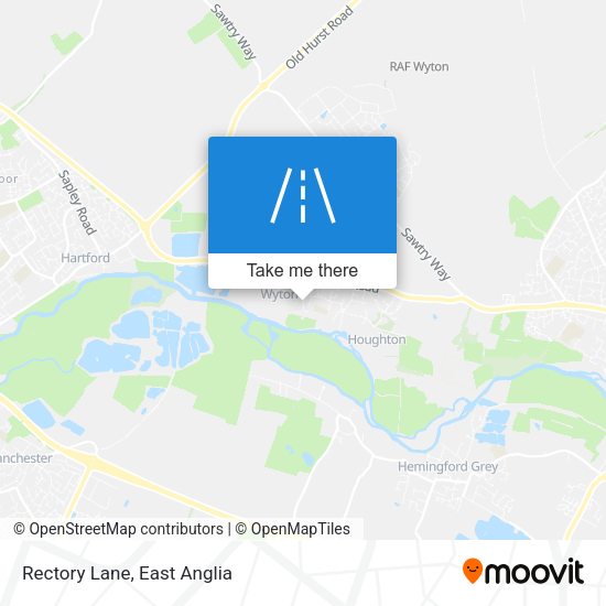 Rectory Lane map