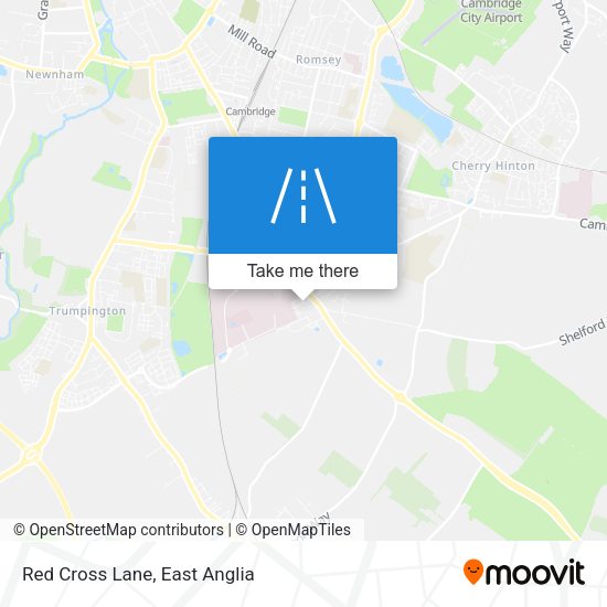 Red Cross Lane map