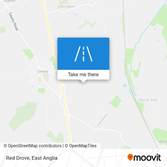 Red Drove map