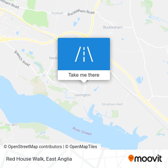 Red House Walk map
