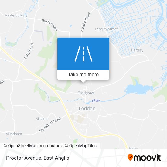 Proctor Avenue map