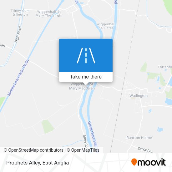 Prophets Alley map