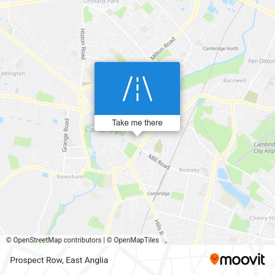 Prospect Row map