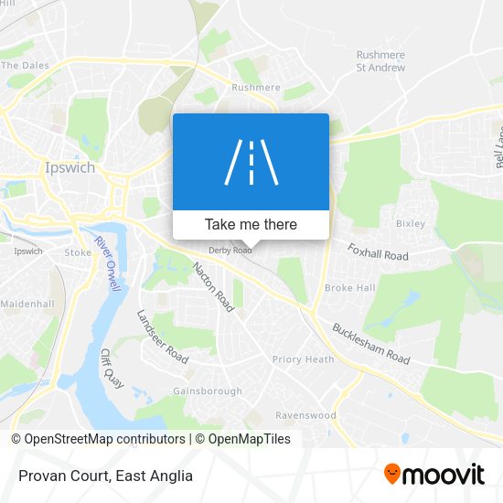 Provan Court map
