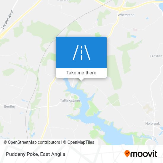 Puddeny Poke map