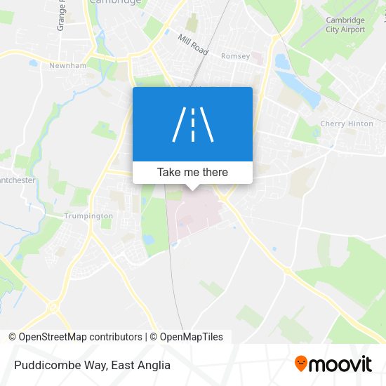 Puddicombe Way map