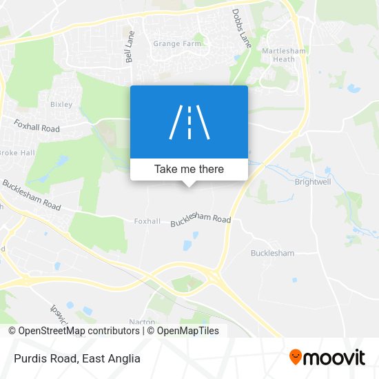 Purdis Road map