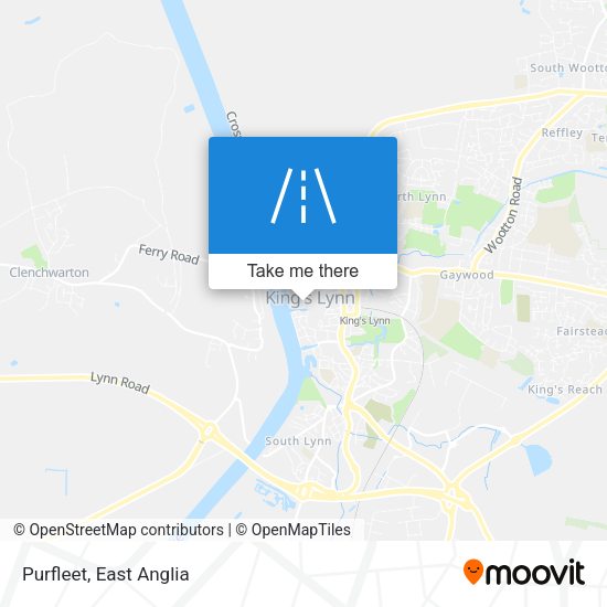 Purfleet map