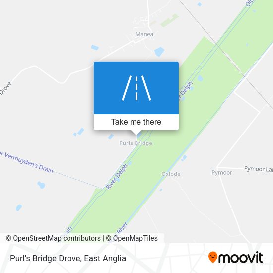 Purl's Bridge Drove map