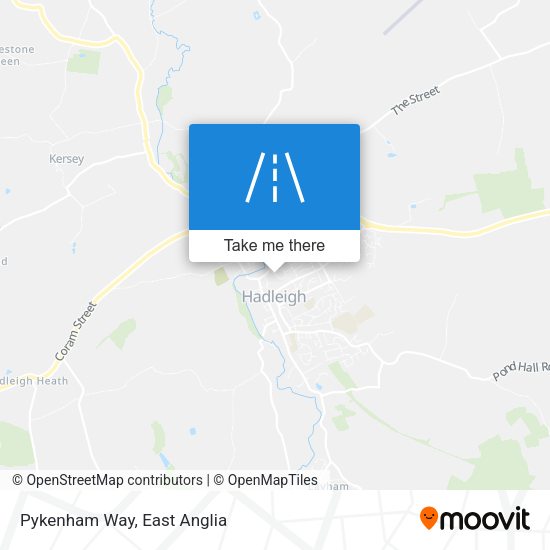 Pykenham Way map
