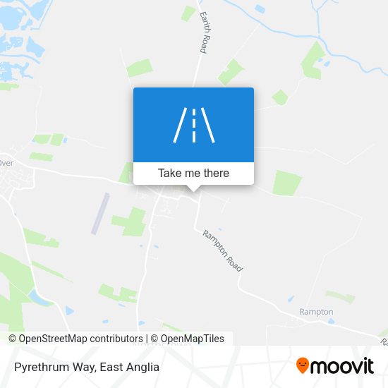 Pyrethrum Way map