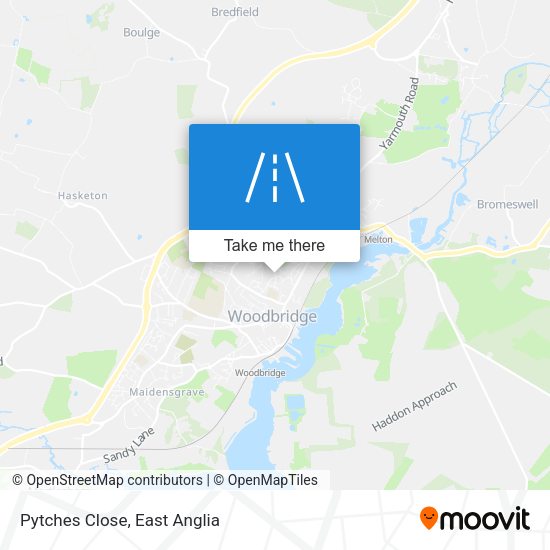 Pytches Close map